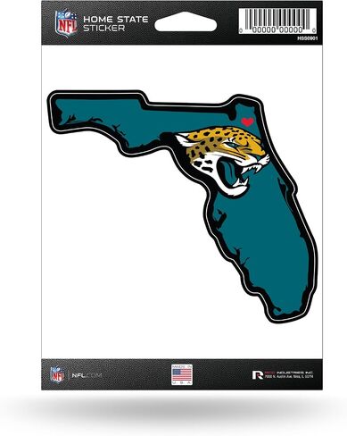 ملصق NFL Rico Industries Home State مقاس 5 × 7 بوصة in Kuwait