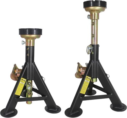 BESTOOL Heavy Duty Jack Stands, Multi-Functional Topped Adapter, Easy Switching -4 Ton, 8,000 lbs Capacity, 2 Pack in Saudi Arabia