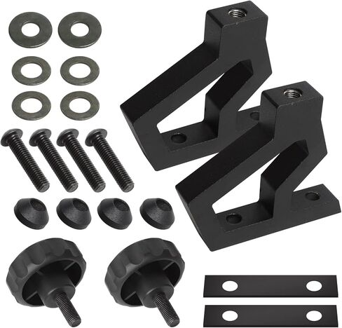 طقم دعامة تثبيت على الطرق الوعرة يناسب سيارة جيب رانجلر JK 2007-2018 (ألومنيوم، أسود، أزواج) in Kuwait