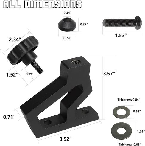 طقم دعامة تثبيت على الطرق الوعرة يناسب سيارة جيب رانجلر JK 2007-2018 (ألومنيوم، أسود، أزواج) in Kuwait