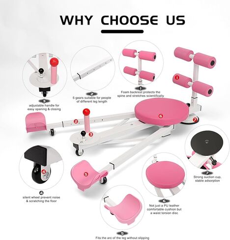 Leg Stretcher Split Machine Stretching - Flexibility Training Equipment Home Gym - Stretch Splits Machine for Yoga Fitness Ballet Dance in Saudi Arabia