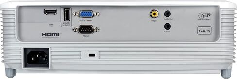Optoma W335 WXGA DLP Professional Projector | Bright 3800 Lumens | Business Presentations, Classrooms, or Home | 15,000 hour lamp life | Speaker Built In | Portable Size in Saudi Arabia