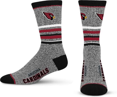 For Bare Feet Men's NFL 5 Star Marbled Crew Sock, 1 Pair in Saudi Arabia