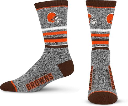 For Bare Feet Men's NFL 5 Star Marbled Crew Sock, 1 Pair in Saudi Arabia