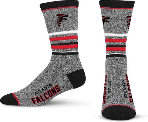 For Bare Feet Men's NFL 5 Star Marbled Crew Sock, 1 Pair in Saudi Arabia