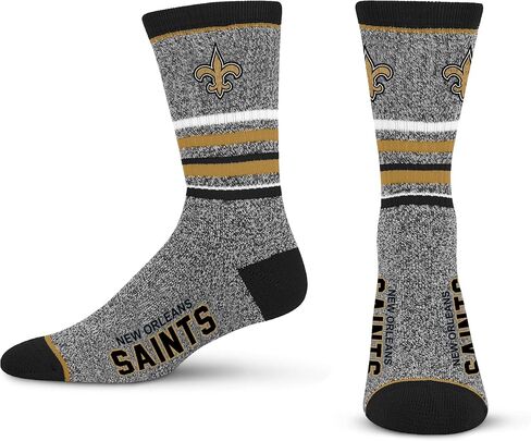 For Bare Feet Men's NFL 5 Star Marbled Crew Sock, 1 Pair in Saudi Arabia