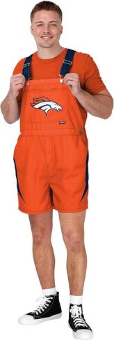 FOCO NFL mens Nfl Bib Shortalls Summer Shorts Overalls in Saudi Arabia