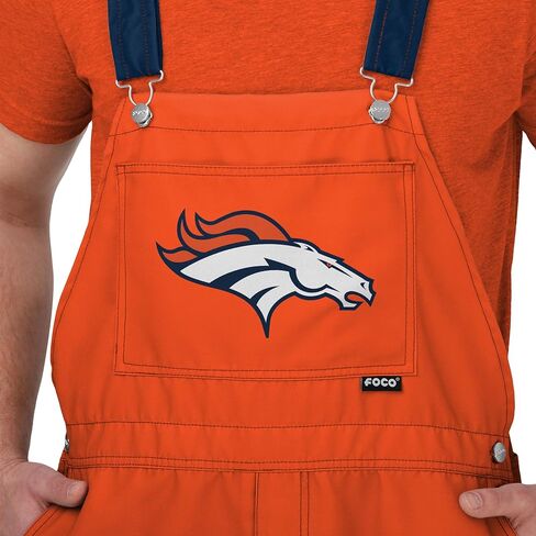 FOCO NFL mens Nfl Bib Shortalls Summer Shorts Overalls in Saudi Arabia