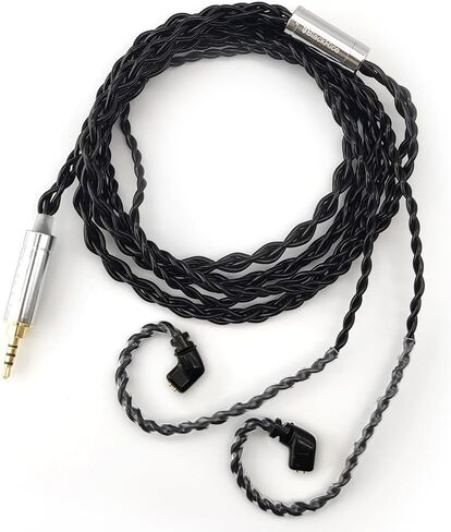 FAAEAL Earphone Cable Zinc Copper Alloy Oil Soaked HiFi Headphone Wire 0.78mm 2Pin Earbuds Upgrade Line 3.5mm Headset Replacement Cable for BLON BL03 Moondrop TANGZU 7HZ Earphones(0.78mm 2Pin 3.5mm) in Saudi Arabia