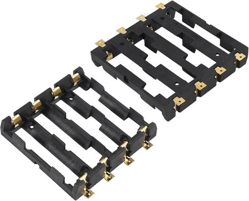 ACEIRMC 2pcs 18650 Battery Storage Case 2 Slots x 3.7V for 2x18650 Batteries Holder Box Container with ON/Off Switch (2 Slots with Switch Cover) in Kuwait