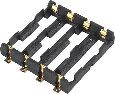 ACEIRMC 2pcs 18650 Battery Storage Case 2 Slots x 3.7V for 2x18650 Batteries Holder Box Container with ON/Off Switch (2 Slots with Switch Cover) in Kuwait
