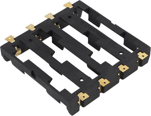 ACEIRMC 2pcs 18650 Battery Storage Case 2 Slots x 3.7V for 2x18650 Batteries Holder Box Container with ON/Off Switch (2 Slots with Switch Cover) in Kuwait