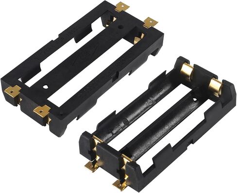 ACEIRMC 2pcs 18650 Battery Storage Case 2 Slots x 3.7V for 2x18650 Batteries Holder Box Container with ON/Off Switch (2 Slots with Switch Cover) in Saudi Arabia