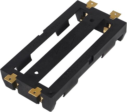 ACEIRMC 2pcs 18650 Battery Storage Case 2 Slots x 3.7V for 2x18650 Batteries Holder Box Container with ON/Off Switch (2 Slots with Switch Cover) in Saudi Arabia