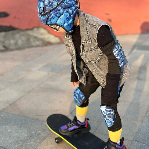 Kids Soft Knee Pads Elbow Pads Protective Gear Set for Volleyball Skateboard Knee Elbow Sleeve Elbowpads Boys Girls in Saudi Arabia