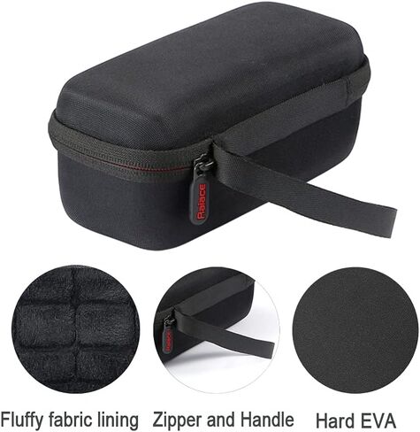 حقيبة حمل صلبة من RAIACE لمكبر صوت بلوتوث ذكي محمول Roam. (الجراب فقط، لا يشمل الجهاز) - أسود (بطانة سوداء) in Kuwait