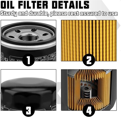 فلتر زيت لياماها رابتور 660 660R YFM660R 2001-2005 Vstar 1300 XVS1300 2007-2012 Kymco MXU 700i Kymco Xciting 500 Kodiak 700 YFM700 2016-2017 Grizzly 700 2016-2017 Nytro RS90 ن in Saudi Arabia