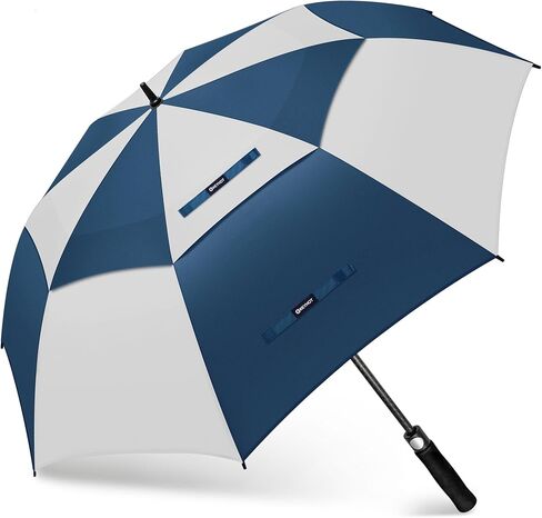 Golf Umbrella Windproof 51/54/62/68 Inch - Extra Large Golf Umbrellas Automatic - Oversized Heavy Duty Umbrella Double Canopy - Golf Push Cart Umbrella for Mens Women in Saudi Arabia