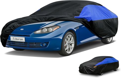 غطاء سيارة Honda مناسب خصيصًا لسيارة Honda Civic مقاوم للماء في جميع الأحوال الجوية، غطاء خارجي كامل خفيف الوزن للسيارات في الهواء الطلق من أشعة الشمس فوق البنفسجية والمطر والغبار والثلج والرياح. in Saudi Arabia