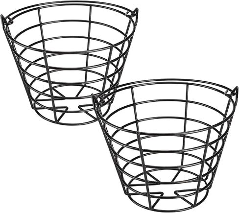 Golf Ball Baskets Metal Range 1 Pack for Men, Golf Ball Bucket with Handle for Kids, Golfball Container, Holds 50 Balls x 1 (Golf Balls are Excluded) in Kuwait