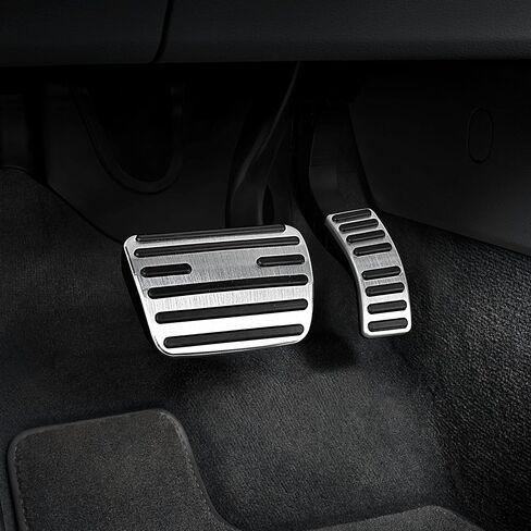 وسادات دواسة القدم غير قابلة للانزلاق متوافقة مع أغطية دواسات Audi A3 A4 A5 A6 A7 A8 Q5 Q7 Q8 SQ5 SQ7 TT TTRS/Porsche Macan | لا توجد أغطية لدواسة فرامل غاز الألومنيوم الحفر in Kuwait