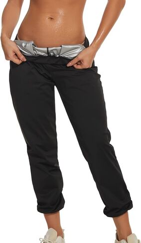 SEXYWG النساء مدرب خصر ساونا السراويل عالية الخصر التخسيس يغطي الرجل النيوبرين فقدان الوزن تجريب محدد شكل الجسم in Kuwait