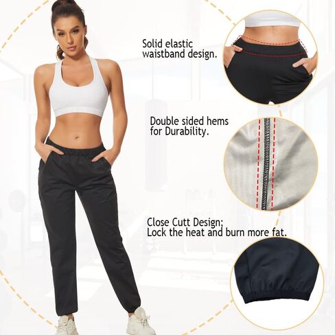SEXYWG النساء مدرب خصر ساونا السراويل عالية الخصر التخسيس يغطي الرجل النيوبرين فقدان الوزن تجريب محدد شكل الجسم in Kuwait