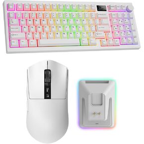 Tecware Spectre 96 Mechanical Keyboard & EX1 Lightweight Gaming Mouse Bundle (Black)