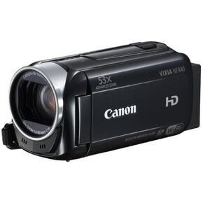 Canon Vixia HF R40 Camcorder-53x advanced Zoom ، 3.28 Megapixel Full HD CMOS Sensor ، LCD LCD لللمس بحجم 3.0 بوصة ، واي فاي واتصال NFC (متجدد)