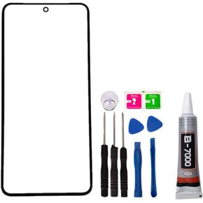 إصلاح العدسة الزجاجية الخارجية الإصلاح الأمامية لشاشة Google Pixel 8 Pro مع أداة شريط قطع غيار OCA (لا تلمس LCD ＆ Digitizer)