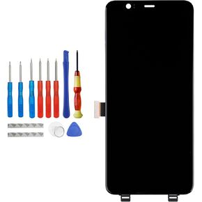 New Replacement OLED Screen Compatible with Google Pixel 4 XL XL 4 G020P G020 6.3" OLED Display Assembly Touch Screen with Toolkit (Black)