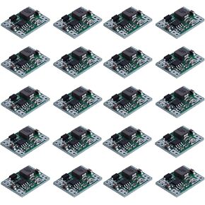 20 Pieces of Mini MP1584EN DC-DC Buck Converter, Adjustable Power Module, from 24V to 12V, 9V, 5V, 3V.