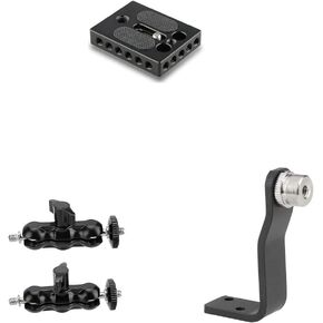 CAMVATE Camera Baseplate with 1/4" & 3/8" Thread Hole + Universal Magic Arm + 5/8'' Male to 1/4'' Female