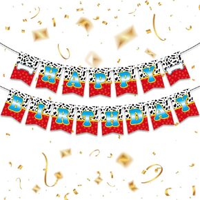 Dog Paw Birthday Party Decorations Supplies for Boys Kids Teen, 3.3 x 6.6 Ft Red Gold Blue Foil Fringe Curtains Tinsel Streamer Photo Booth Props Dog Lets Pawty Birthday Party Supplies Favors