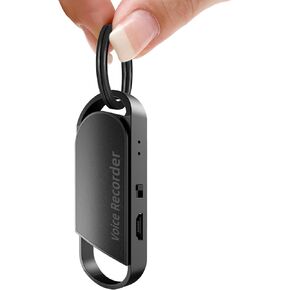 128GB Voice RecorderVoice Activated Recorder, Voice Recorder with AI-Intelligent Triple Noise Reduction, Recording Device750 Hours Storage,Audio Recorder with 30 Hours Battery Time for Class, Meeting