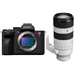 Sony Alpha a7R V 61.0MP Full Frame Mirrorless Digital Interchangeable Lens Camera Body - Bundle with Sony FE 70-200mm f/2.8 GM OSS II G Telephoto Zoom E-Mount Lens (Renewed)