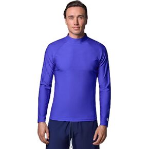 Coolibar UPF 50+ Men's Tulum Long Sleeve Surf Rash Guard - Sun Protective