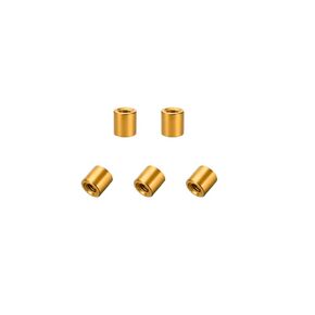 UXCELL 5 PCS M3X8MM ROUND Aluminium Colloff Colling Space Purple for Drone FPV Quadcopter Racing RC Multirotors Parts DIY
