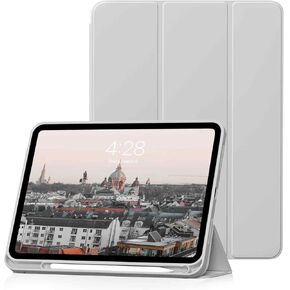 حالة لـ iPad (A16) الجيل الحادي عشر 11 بوصة 2025 ، الجيل العاشر من الجيل العاشر 2022 الحالة 10.9 بوصة مع حامل قلم رصاص ، غطاء واقي من السيليكون الناعم ، النوم التلقائي/الاستيقاظ ، الأخضر