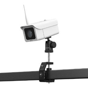 ATLI ATL3500 Construction Time Lapse Camera Outdoor 1080P Wi-Fi Remote Access Pre-Installed 128GB Card with C Clamp 1/4"-20 Stainless Steel Thread Screw Mount and 1/4" Screw Mini Tripod Ball Head