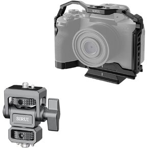 SIRUI Camera Cage for Sony Alpha 7R V/Alpha 7 IV/A7R IV/Alpha 7 S III/Alpha 1 and Side Handle with ARRI Locating and Dual 1/4" Screw Mount Optional Bundle