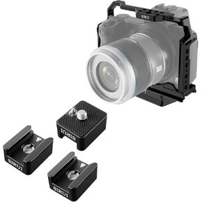SIRUI Camera Cage for Nikon Z5 Z6 Z7 Z6II Z7II and 3 Pack Camera Cold Shoe Mount Adapter Bundle