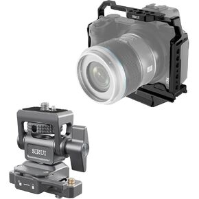 SIRUI Camera Cage for Nikon Z5 Z6 Z7 Z6II Z7II and Camera Monitor Holder with NATO System Mount Bundle