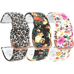 Chofit Pattern Bands for Spade Health Smartwatch 3 - Women's Soft Silicone Waterproof Straps Replacement Bracelet