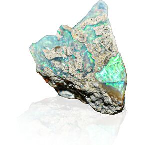 02.00Cts 100% A+ حجر العقيق الطبيعي الإثيوبي ويلو الوبال الخام والكريستال شهر أكتوبر وصنع المجوهرات الأحجار الكريمة ، ألترا فاير سترايكنج أوبال روك ، حجر مختار يدويًا، المقاس 09X14X03MM