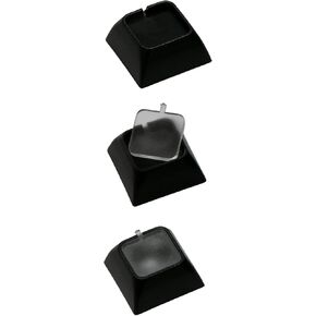 NevWear Relegendable Keycaps (12 Pack), DSA-Style, Customizable, Fits Cherry MX Switch Keyboards (Tansparent, Single (1x1))