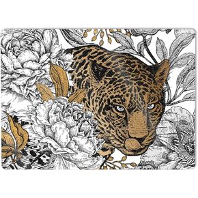 MightySkins Glossy Glitter Skin Compatible with Microsoft Surface Laptop 5 13.5" Full Wrap Kit - Bronzed Leopard | Protective Durable High-Gloss Glitter Finish | Easy to Apply | Made in The USA