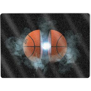 MightySkins Glossy Glitter Skin Compatible with Microsoft Surface Laptop 5 13.5" Full Wrap Kit - Basketball Orb | Protective, Durable High-Gloss Glitter Finish | Easy to Apply | Made in The USA