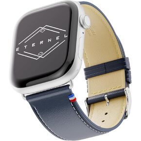 Eternel - , Watchband - Compatible with all Apple Watches - - Handmade in France - Vegetable tanning - lugs in Saudi Arabia