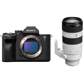 Sony Alpha a7 IV Mirrorless Digital Camera FE 70-200mm f/2.8 GM OSS II G Full-Frame FE-Mount Lens (Renewed)